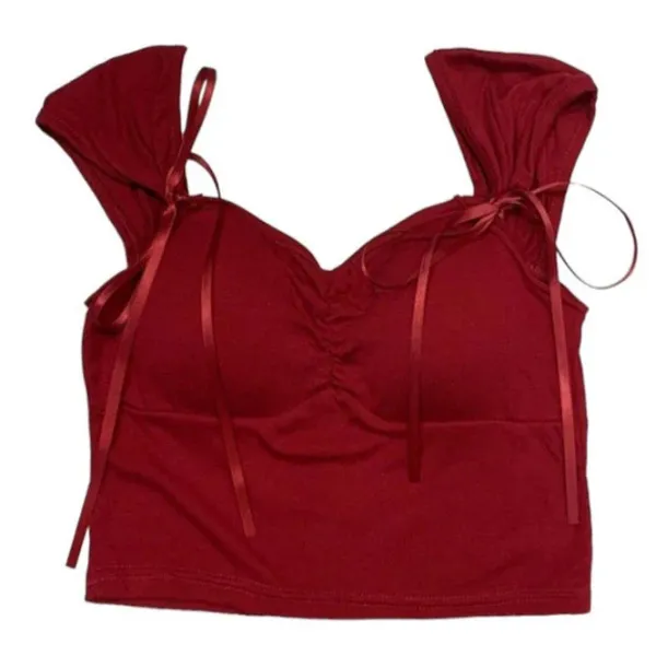 Y2K Tops|Crop Tops*Boogzel Clothing Soft Girl Bra Crop Top