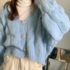 Knit Cardigans*Boogzel Clothing Soft Girl Cropped Cardigan