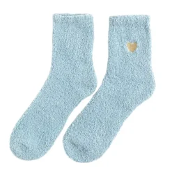 Socks*Boogzel Clothing Soft Girl Heart Fuzzy Socks