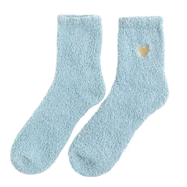 Socks*Boogzel Clothing Soft Girl Heart Fuzzy Socks
