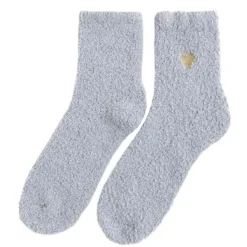 Socks*Boogzel Clothing Soft Girl Heart Fuzzy Socks