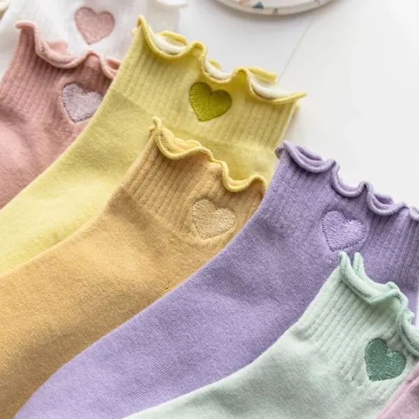 Socks*Boogzel Clothing Soft Girl Heart Socks