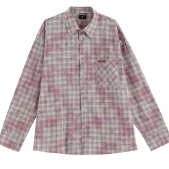 Long Sleeve Tops*Boogzel Clothing Soft Girl Plaid Button-Up Shirt