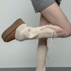 Other*Boogzel Clothing Soft Girl Ribbed Leg Warmers