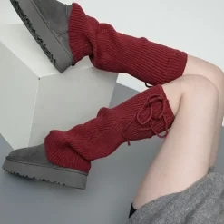 Other*Boogzel Clothing Soft Girl Ribbed Leg Warmers