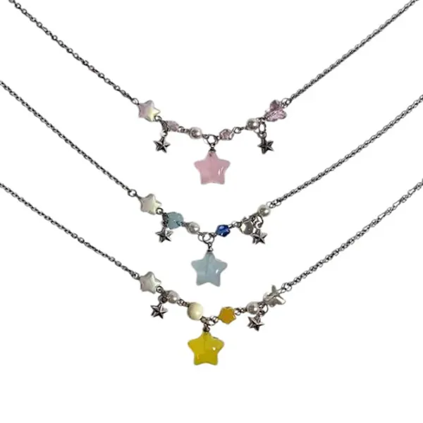 Necklaces & Chokers*Boogzel Clothing Soft Girl Star Necklace