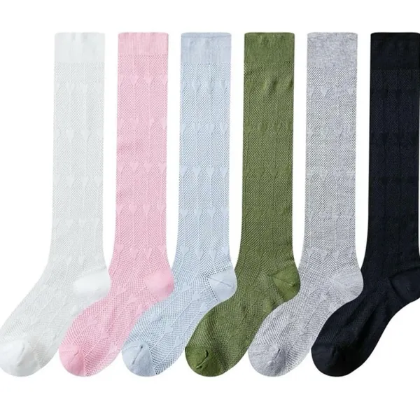 Socks*Boogzel Clothing Softie Heart Thin Knee Socks