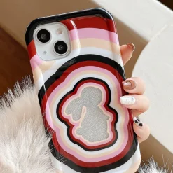 Iphone Cases*Boogzel Clothing Sparkle Rabbit iPhone Case Red