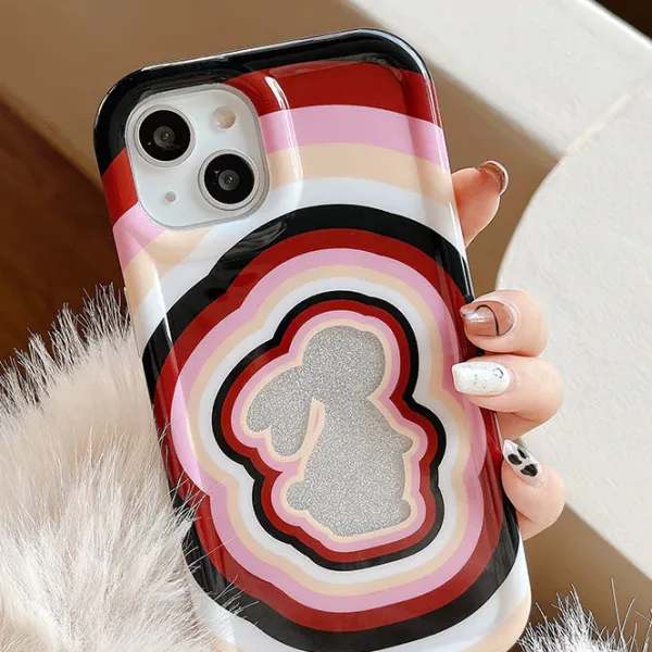 Iphone Cases*Boogzel Clothing Sparkle Rabbit iPhone Case Red