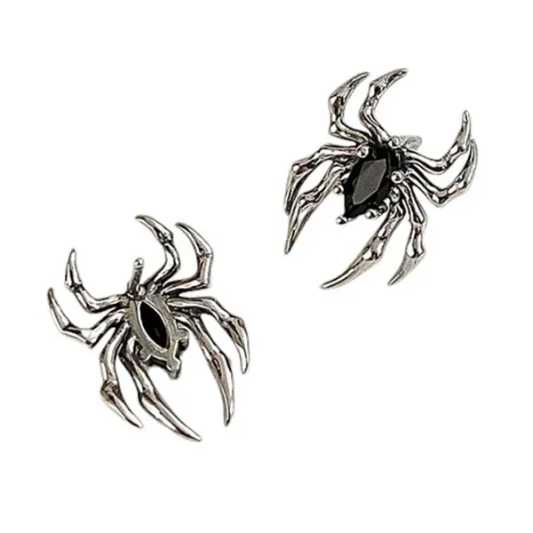 Earrings*Boogzel Clothing Spider Aesthetic Earrings Silver
