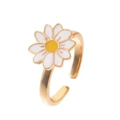 Anxiety Rings|Rings*Boogzel Clothing Spinner Flower Anxiety Ring