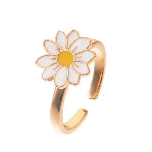 Anxiety Rings|Rings*Boogzel Clothing Spinner Flower Anxiety Ring
