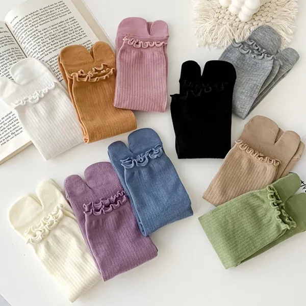 Socks*Boogzel Clothing Split Toe Tabi Socks