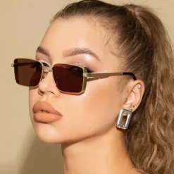 Sunglasses*Boogzel Clothing Square Metal Sunglasses