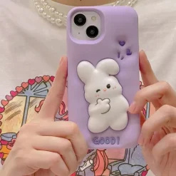 Iphone Cases*Boogzel Clothing Squishy Bunny iPhone Case Purple