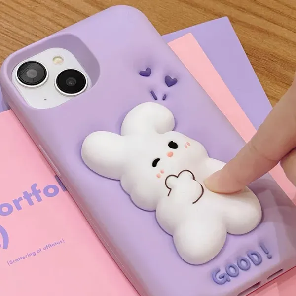 Iphone Cases*Boogzel Clothing Squishy Bunny iPhone Case Purple