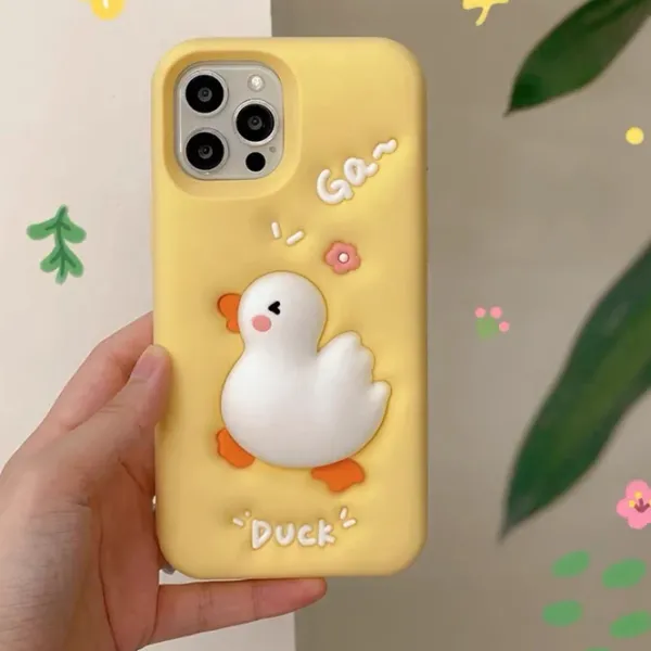 Iphone Cases*Boogzel Clothing Squishy Duck iPhone Case Yellow