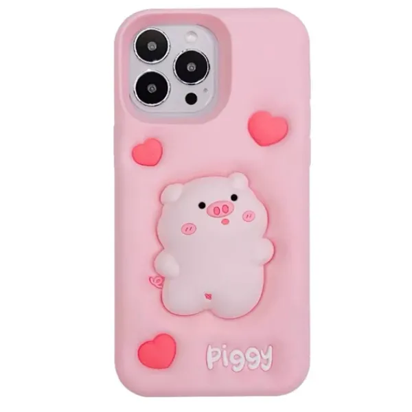 Iphone Cases*Boogzel Clothing Squishy Pig iPhone Case Pink