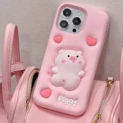 Iphone Cases*Boogzel Clothing Squishy Pig iPhone Case Pink