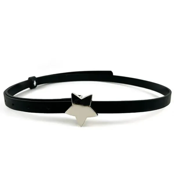 Belts & Chains*Boogzel Clothing Star Buckle Thin Belt