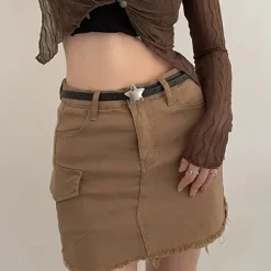 Belts & Chains*Boogzel Clothing Star Buckle Thin Belt