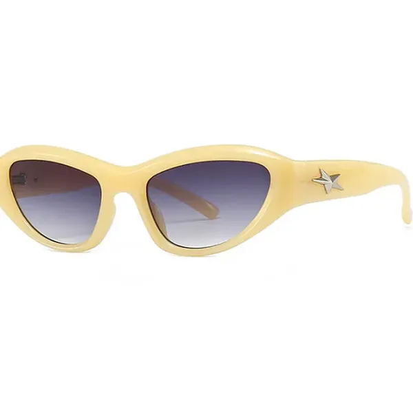 Sunglasses*Boogzel Clothing Star Cat Eye Sunglasses Yellow