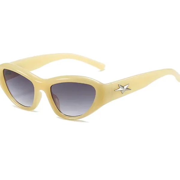 Sunglasses*Boogzel Clothing Star Cat Eye Sunglasses Yellow