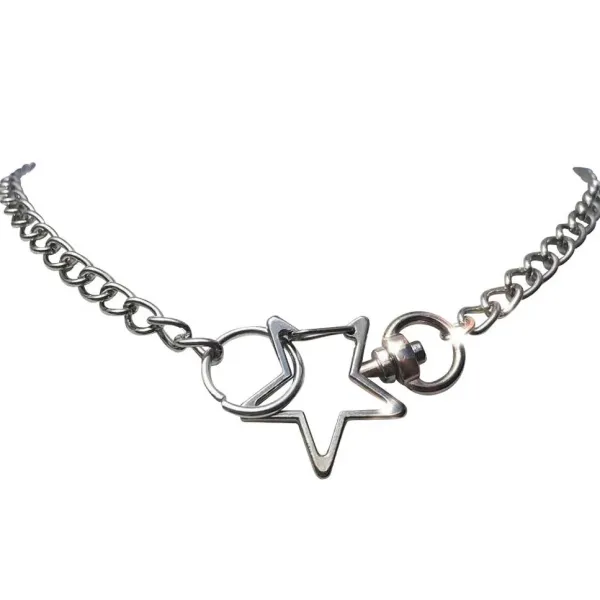 Necklaces & Chokers*Boogzel Clothing Star Chain Necklace Silver