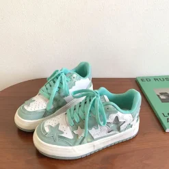 Aesthetic Sneakers|Classics*Boogzel Clothing Star Child Sky Sneakers Blue