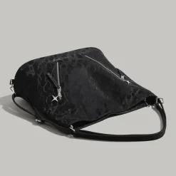 Bags & Purses*Boogzel Clothing Star Child Zipper Tote Bag Black