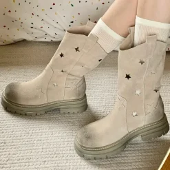 Boots / Platform Boots*Boogzel Clothing Star Cut-Out Boots