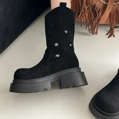 Boots / Platform Boots*Boogzel Clothing Star Cut-Out Platform Boots