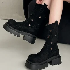 Boots / Platform Boots*Boogzel Clothing Star Cut-Out Platform Boots