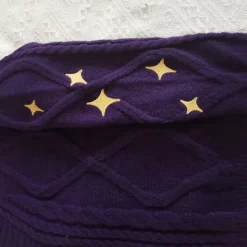 Knit Cardigans*Boogzel Clothing Star Embroidery Purple Cardigan