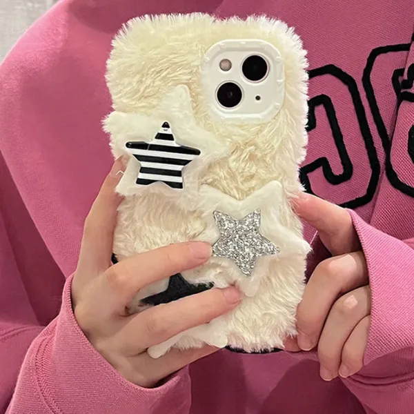 Iphone Cases*Boogzel Clothing Star Fluffy iPhone Case