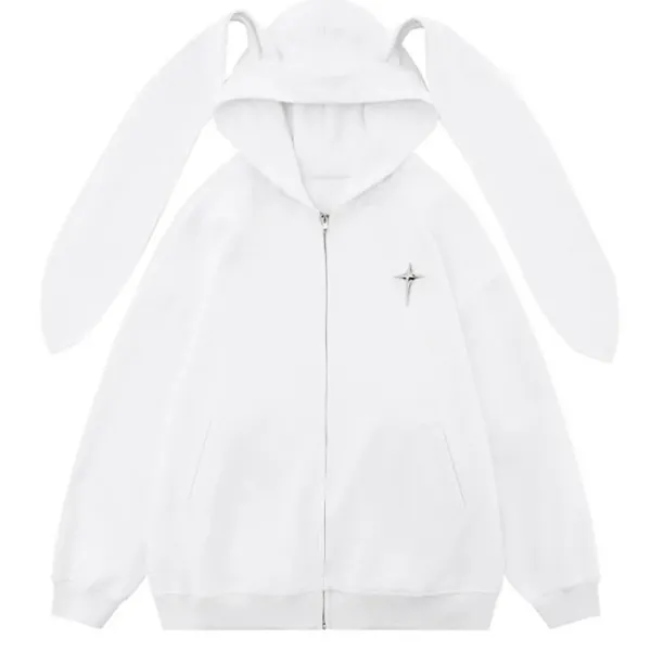 Hoodies*Boogzel Clothing Star Girl Aesthetic Bunny Ears Hoodie