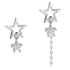 Earrings*Boogzel Clothing Star Girl Asymmetric Earrings