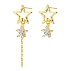 Earrings*Boogzel Clothing Star Girl Asymmetric Earrings
