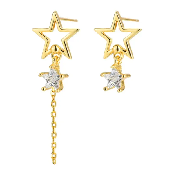 Earrings*Boogzel Clothing Star Girl Asymmetric Earrings