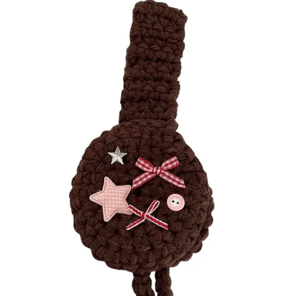 Other*Boogzel Clothing Star Girl Crochet Earmuffs