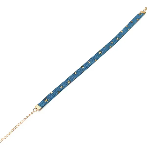Necklaces & Chokers*Boogzel Clothing Star Girl Denim Choker