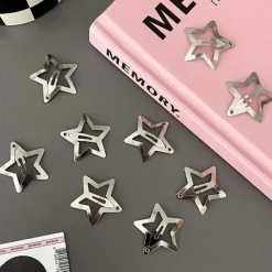 Hair Accessories*Boogzel Clothing Star Hair Clip Set 20 pcs Silver