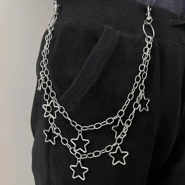 Other|Belts & Chains*Boogzel Clothing Star Pant Chain Silver