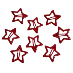 Hair Accessories*Boogzel Clothing Star Shape Hair Clips Red
