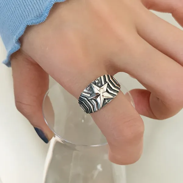 Mens*Boogzel Clothing Stars Ring