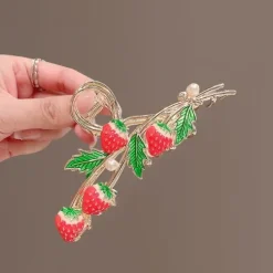 Hair Accessories*Boogzel Clothing Strawberry Claw Clip