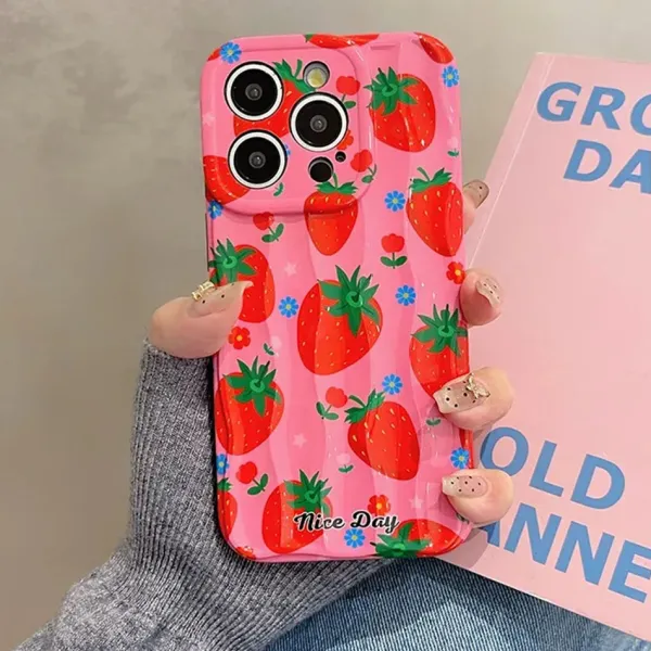 Iphone Cases*Boogzel Clothing Strawberry Fields iPhone Case Pink