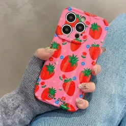 Iphone Cases*Boogzel Clothing Strawberry Fields iPhone Case Pink