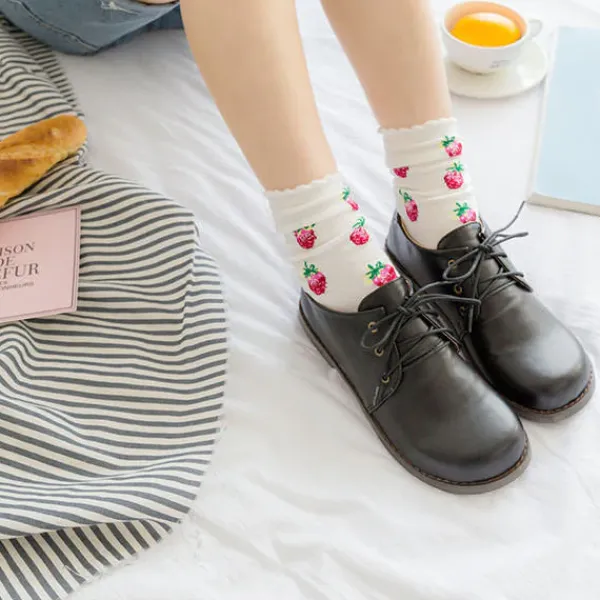 Socks*Boogzel Clothing Strawberry Fields Socks