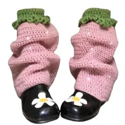 Other|Socks*Boogzel Clothing Strawberry Knit Leg Warmers